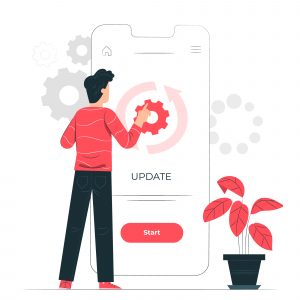 WordPress Maintenance Release and Updating Tips Update Successful Man in Red Coding