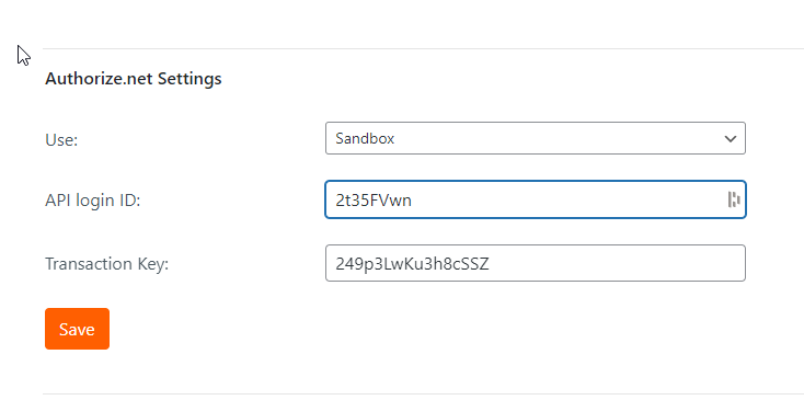  copy and paste your API Login ID to set up your Authorize.net Online Payment Gateway