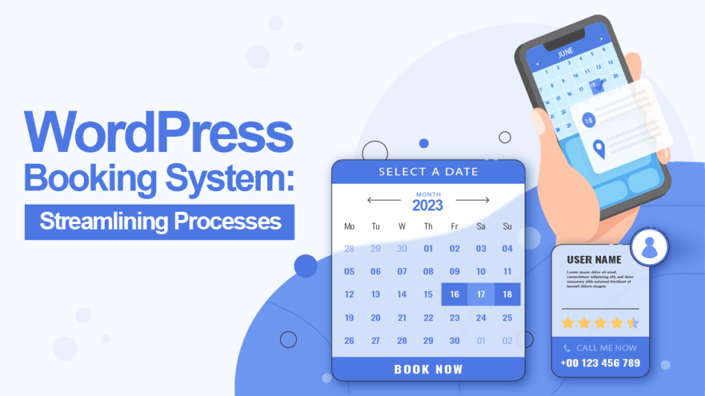 EaSYNC Blog Aug. 2023 Streamlining Business With WordPress Booking Plugins